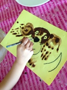 Hondjie met handjies